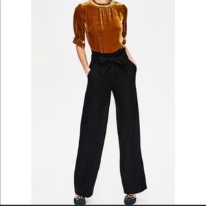 Boden Rosemoor Wool Pants - 8P, Black, EUC